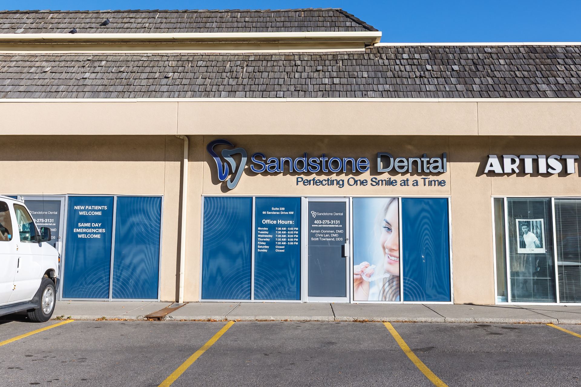 Sandstone Dental Calgary clinic exterior
